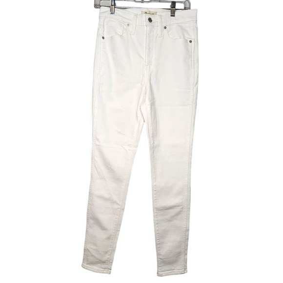 Madewell Denim - NWT Womens Madewell White High Rise Skinny Pants Size28